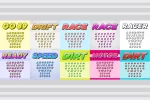 Awesome 20 Racing Fonts with Color OTF Fonts