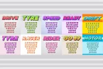 Awesome 20 Racing Fonts with Color OTF Fonts