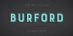 Burford Inline Font