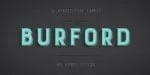 Burford Inline Font