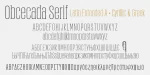 Obcecada Sans & Serif Font