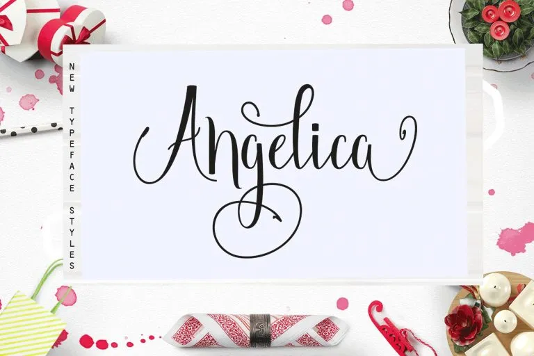 Angelica Script Font Free Download