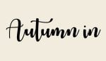 Autumn in November font