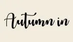 Autumn in November font