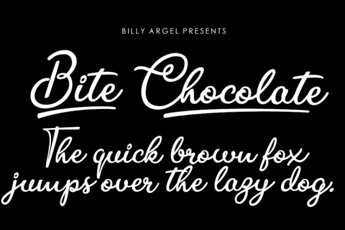 Bite Chocolate font