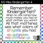 KG Miss Kindergarten Font