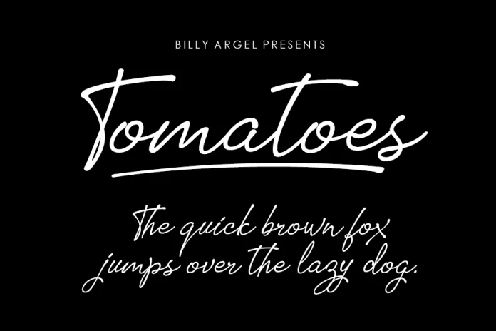 Tomatoes font