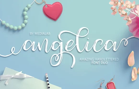 Angelica DUO Script Fonts