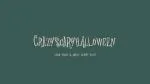 crAZYSCARYhalLowEeN Font