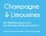 Champagne & Limousines Font