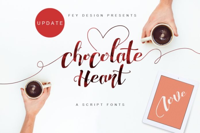 Chocolate Heart Script Font