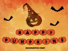 Happy Pumpkins Font