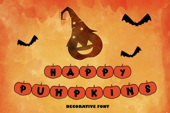 Happy Pumpkins Font