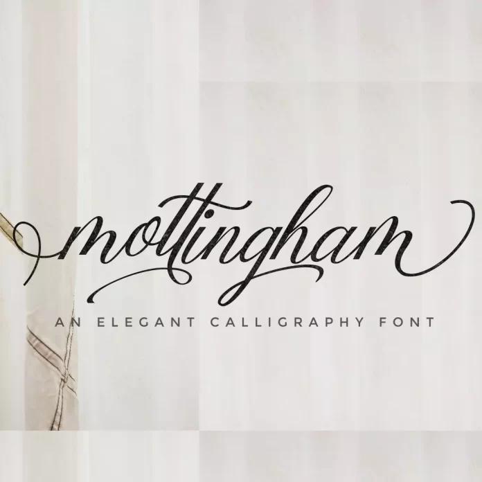 Mottingham Elegant Calligraphy Typeface