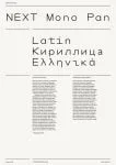 NEXT Pan Font