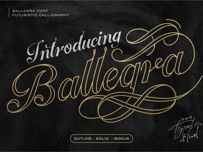 Ballegra Delicious Calligraphy Font
