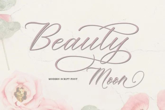Beauty Moon Script Font
