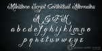DHF Milestone Script Font