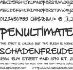 DK Babysitter font