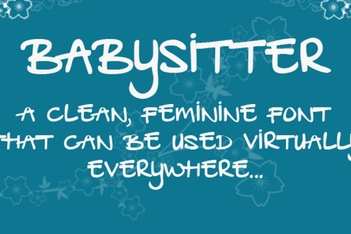 DK Babysitter font