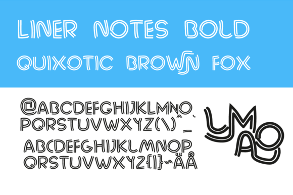 Liner Notes Font