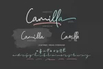 Camilla - Signature Script (6 Fonts)