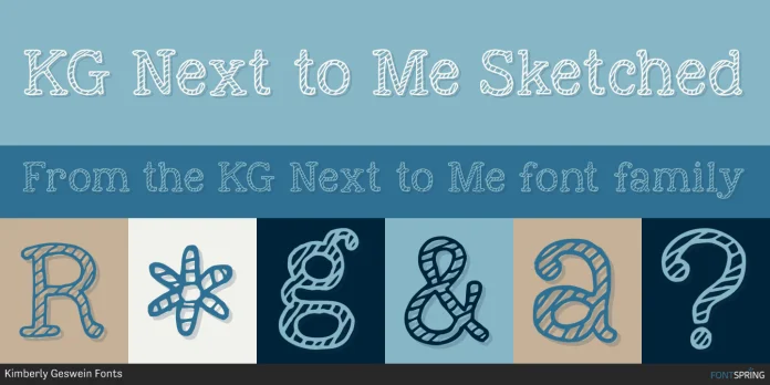 KG Next to Me font