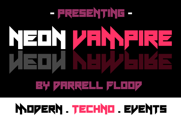 Neon Vampire font
