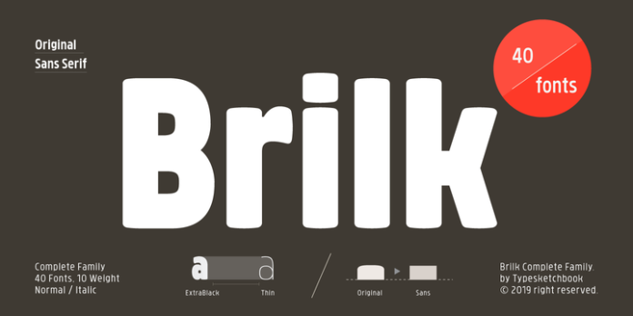 Brilk Font Family