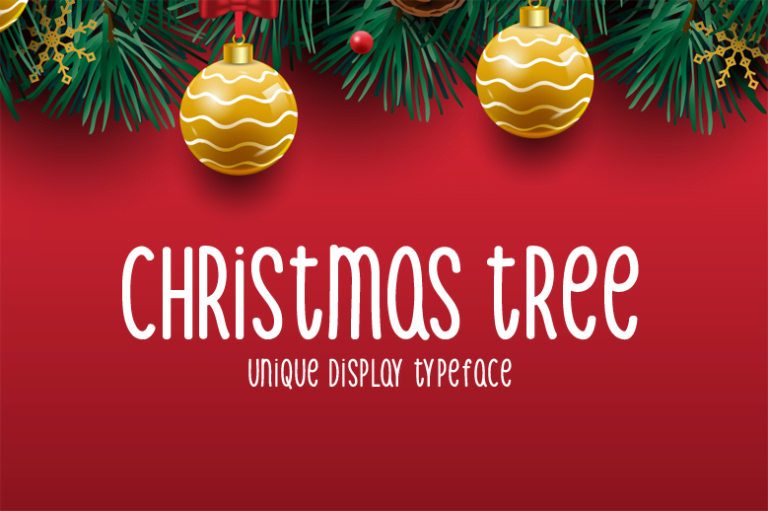 Christmas Tree Font