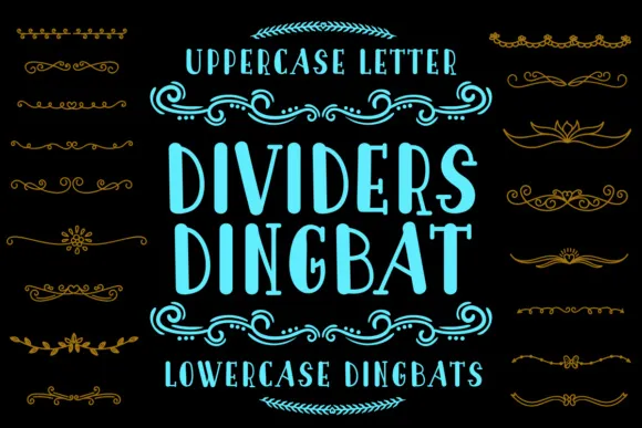 Dividers Dingbat Font