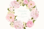 Flower Clip Art - Romantique Garden