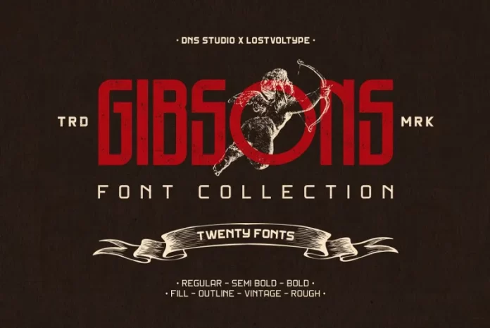 Gibsons Vintage Font