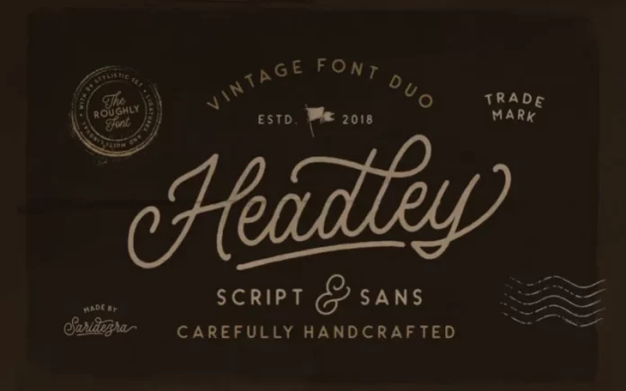 Headley - Vintage Font Duo
