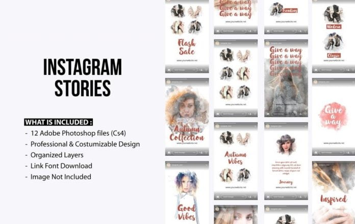 Instagram Stories - Autumn Collect Font