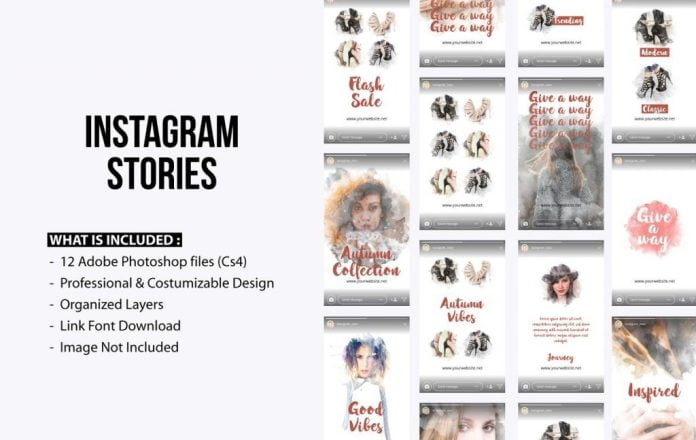 Instagram Stories - Autumn Collect Font