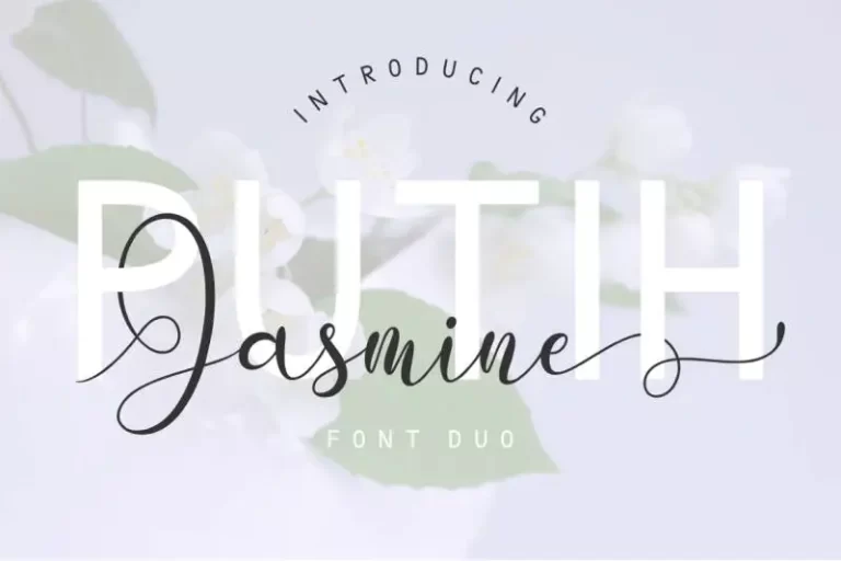 Putih Jasmine Duo Font