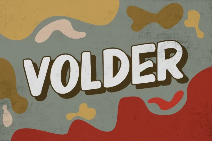 VOLDER RETRO FONTS + SHADOW