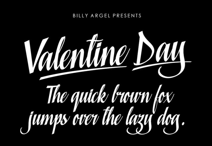 Valentine's day Font