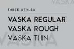 Vaska - Hand drawn, bold, powerful Font