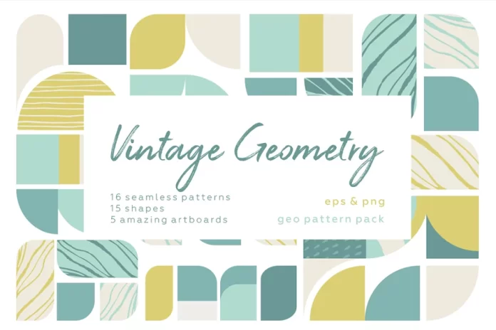 Vintage Geometry Patterns Collection