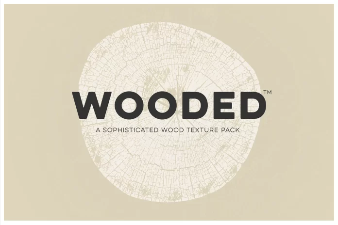 WOODED - Wood Log Grain Texture Pack