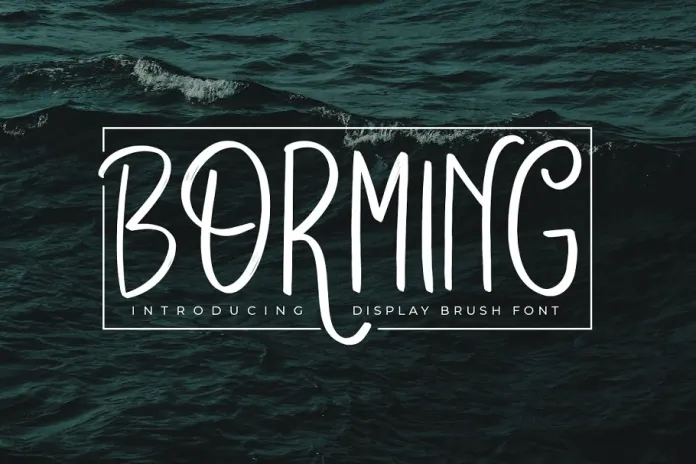 Borming Typeface Font