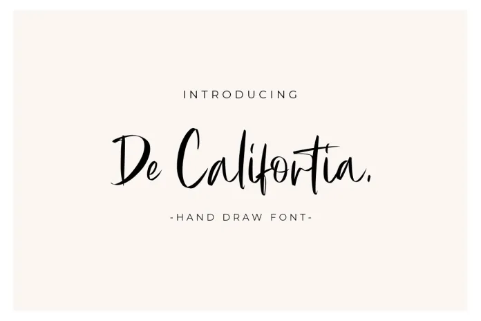 De Califortia Font