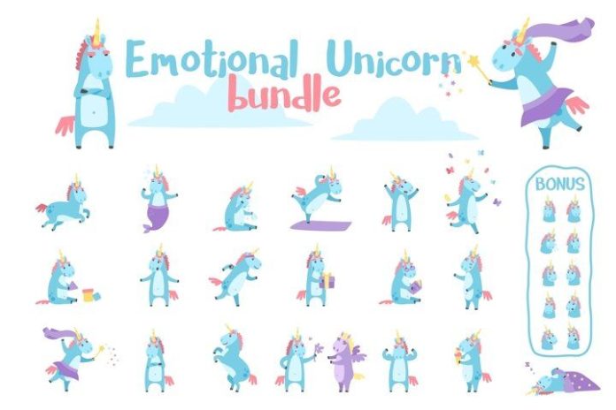 Emotional Unicorn Set