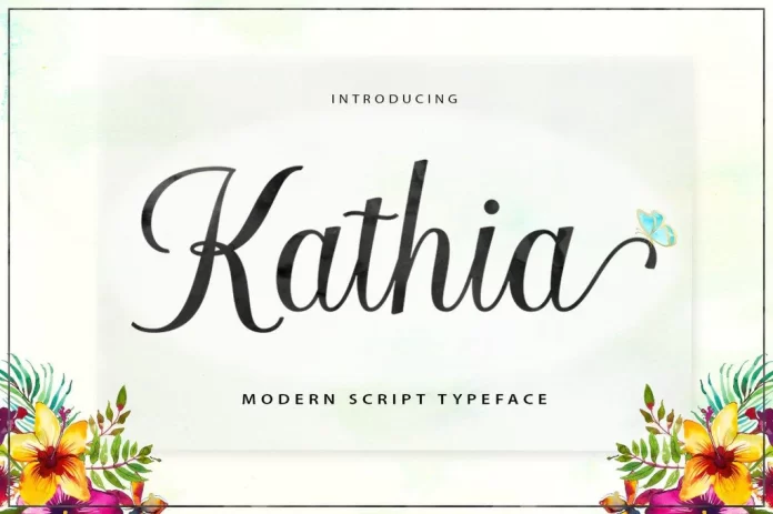 Kathia Script Font
