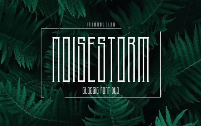 NoiseStorm Font
