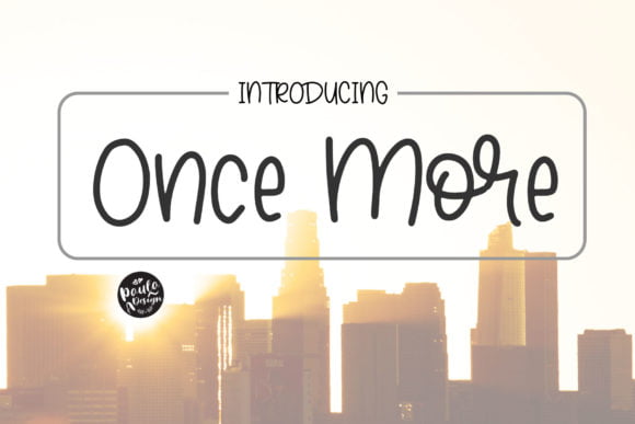 Once More Font