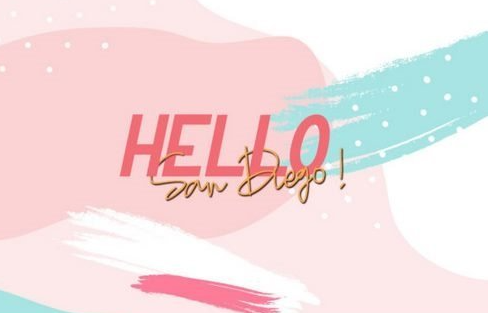 San Diego - Font Duo with Extra Logo Template