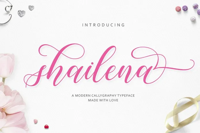 Shailena Script Font